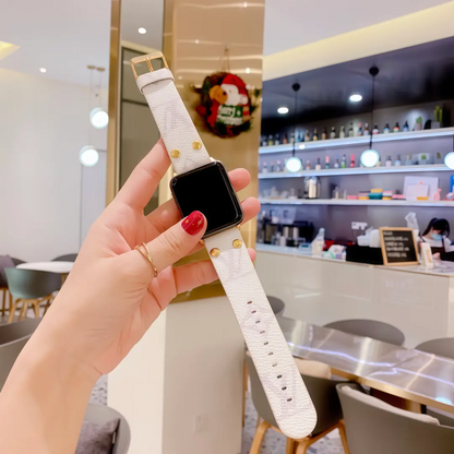 Luxury Leather Band for Apple Watch