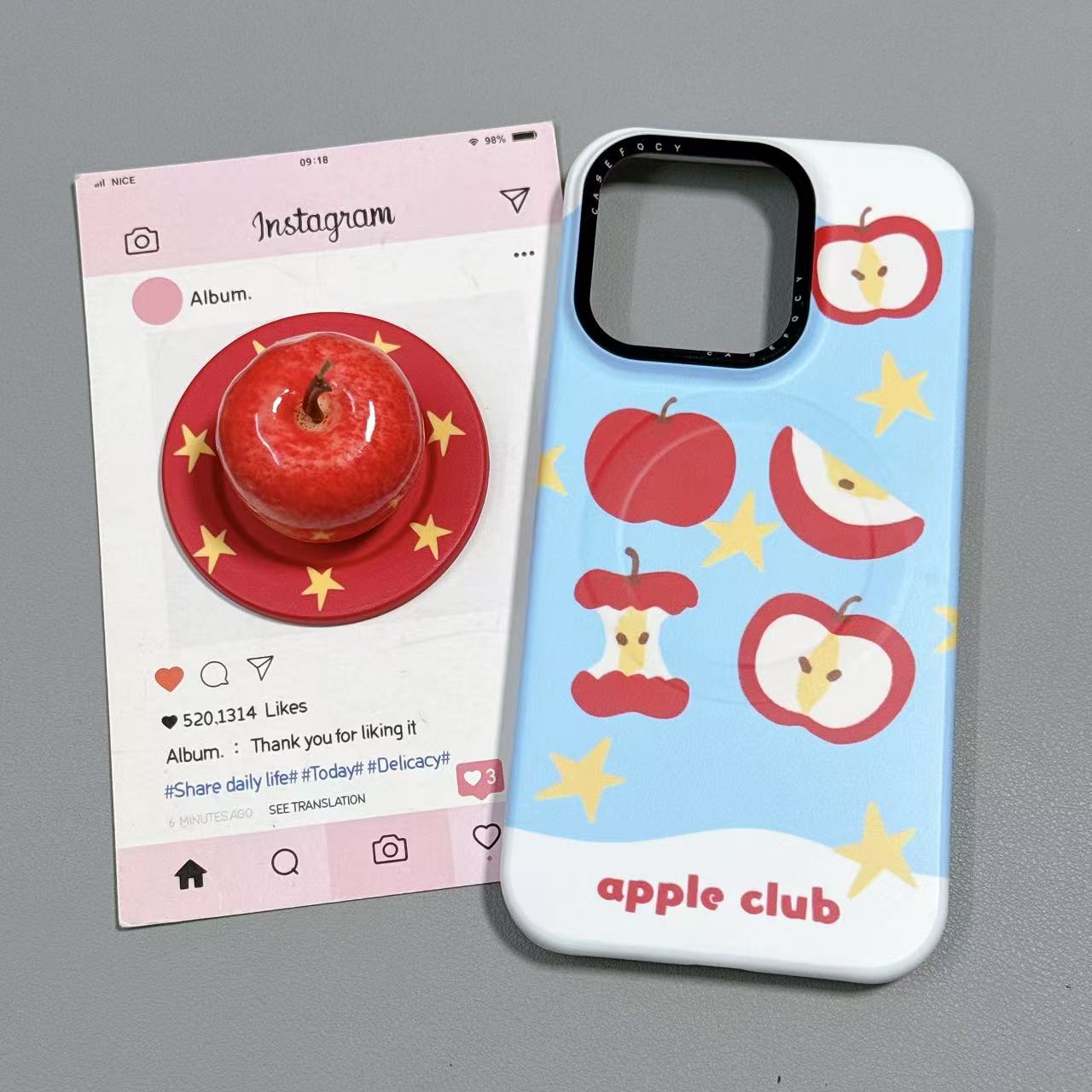 red apple iPhone case