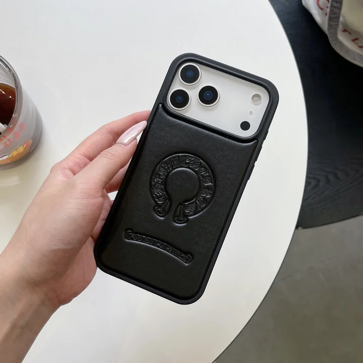 Premium Faux Leather iPhone Case