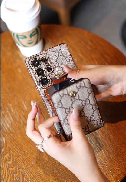 Premium Pattern Crossbody Phone Case with Detachable Strap