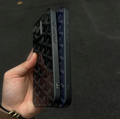 G-Y Luxury Geometric Monogram iPhone Case