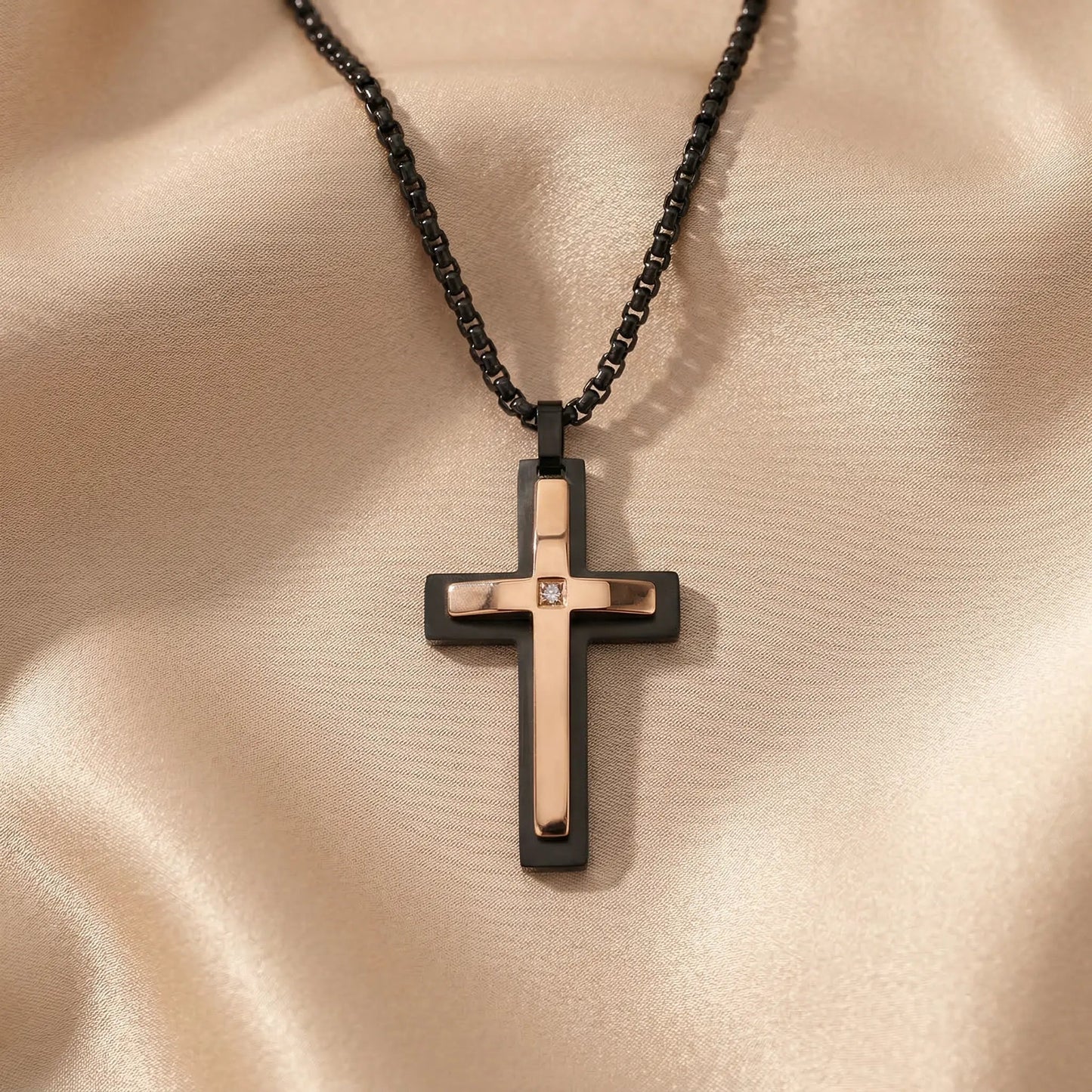 Ebon Cross Necklace