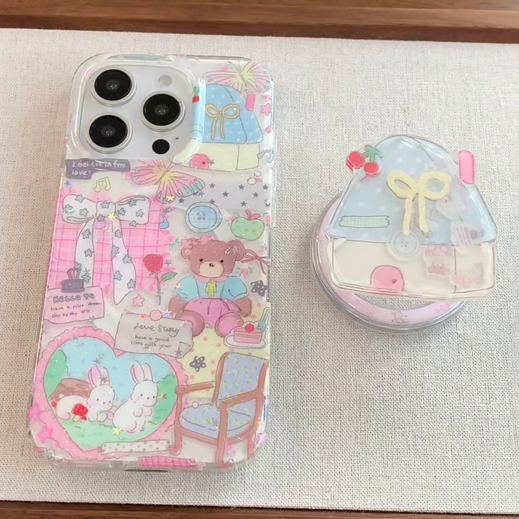 Bunny and Bear-IPhone  Case