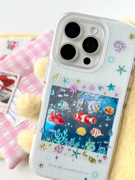 "Coral Reef Fish" 🐟🫧iPhone Case