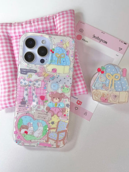 Bunny and Bear-IPhone  Case