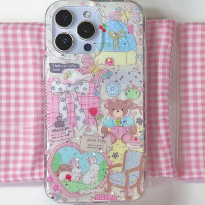 Bunny and Bear-IPhone  Case