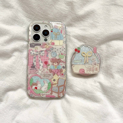 Bunny and Bear-IPhone  Case