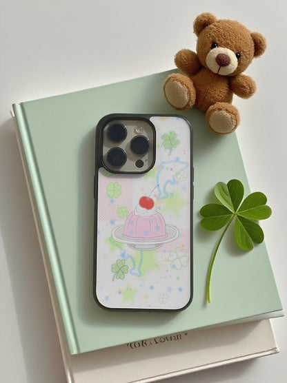 ⋆₊ ⊹˚ 🌱𝒢𝓇𝑒𝑒𝓃🌱⋆｡₊ ⊹Lucky Clover
-IPhone  Case