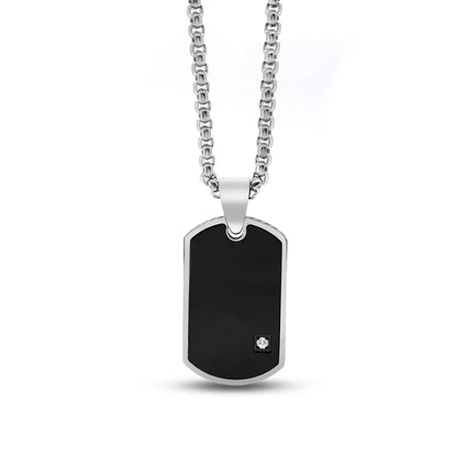 Obelis Disc Tag Necklace