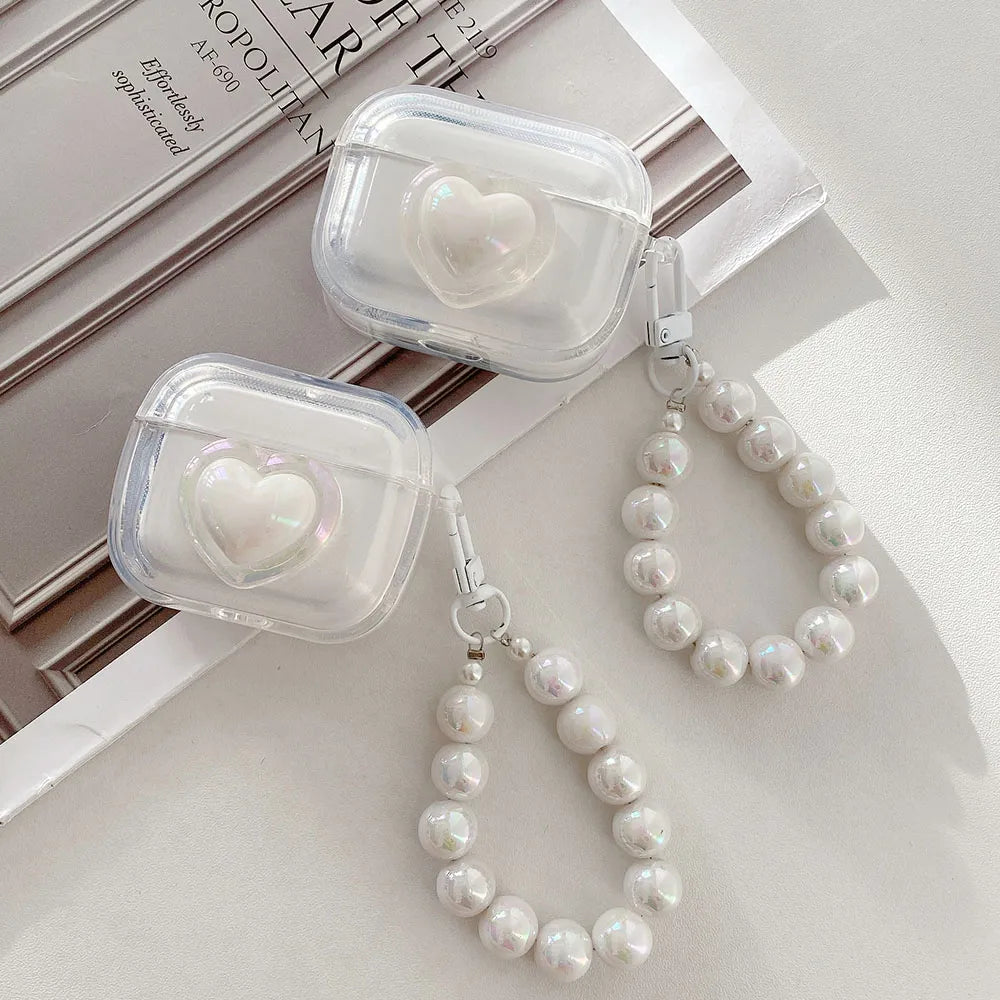 Earphone Case for AirPods 2 Pro 3 Generation Headset Cover for Airpods Keychain