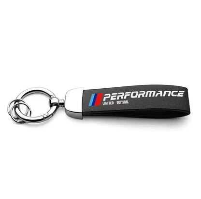 Car Keychain – Handwoven Leather & Zinc Alloy Key Ring