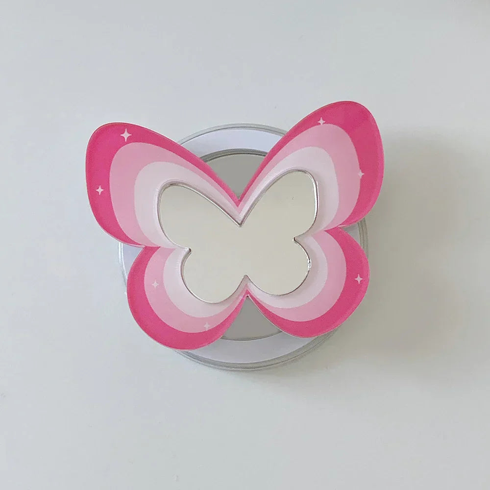 Cute Butterfly Mirror For Magsafe Magnetic Phone Griptok