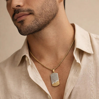 Titan Ridge Dog Tag Necklace
